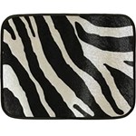 Zebra print Fleece Blanket (Mini) 35 x27  Blanket