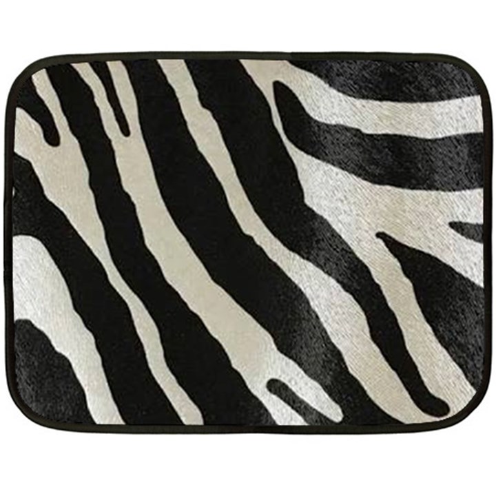 Zebra print Fleece Blanket (Mini)