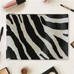 Zebra print Cosmetic Bag (XL) Front