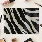 Zebra print Cosmetic Bag (XL) Back