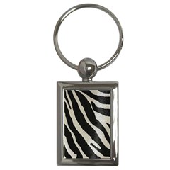 Zebra Print Key Chains (rectangle)  by NSGLOBALDESIGNS2