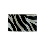 Zebra print Cosmetic Bag (Small) Back