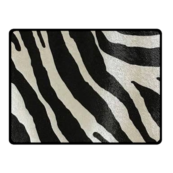 Zebra print Fleece Blanket (Small)