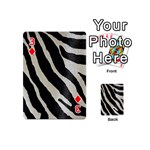 Zebra print Playing Cards 54 (Mini) Front - Diamond3