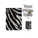 Zebra print Playing Cards 54 (Mini) Front - Club7