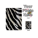 Zebra print Playing Cards 54 (Mini) Back