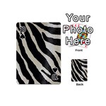 Zebra print Playing Cards 54 (Mini) Front - Spade10