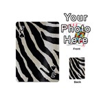 Zebra print Playing Cards 54 (Mini) Front - SpadeJ