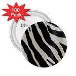 Zebra print 2.25  Buttons (100 pack)  Front