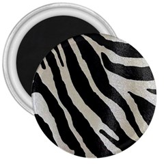 Zebra Print 3  Magnets by NSGLOBALDESIGNS2