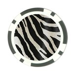 Zebra print Poker Chip Card Guard Front