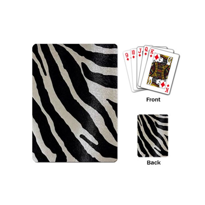 Zebra print Playing Cards (Mini)