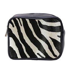 Zebra Print Mini Toiletries Bag (two Sides) by NSGLOBALDESIGNS2