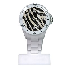 Zebra Print Plastic Nurses Watch by NSGLOBALDESIGNS2