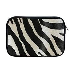 Zebra Print Apple Macbook Pro 17  Zipper Case by NSGLOBALDESIGNS2