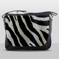 Zebra Print Messenger Bag by NSGLOBALDESIGNS2