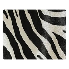 Zebra Print Double Sided Flano Blanket (large)  by NSGLOBALDESIGNS2