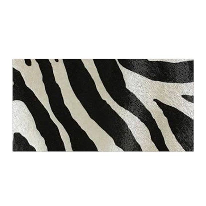 Zebra print Satin Wrap