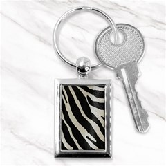 Zebra Print Key Chains (rectangle)  by NSGLOBALDESIGNS2