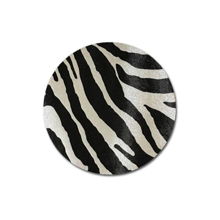 Zebra print Magnet 3  (Round)