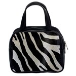 Zebra print Classic Handbag (Two Sides) Front