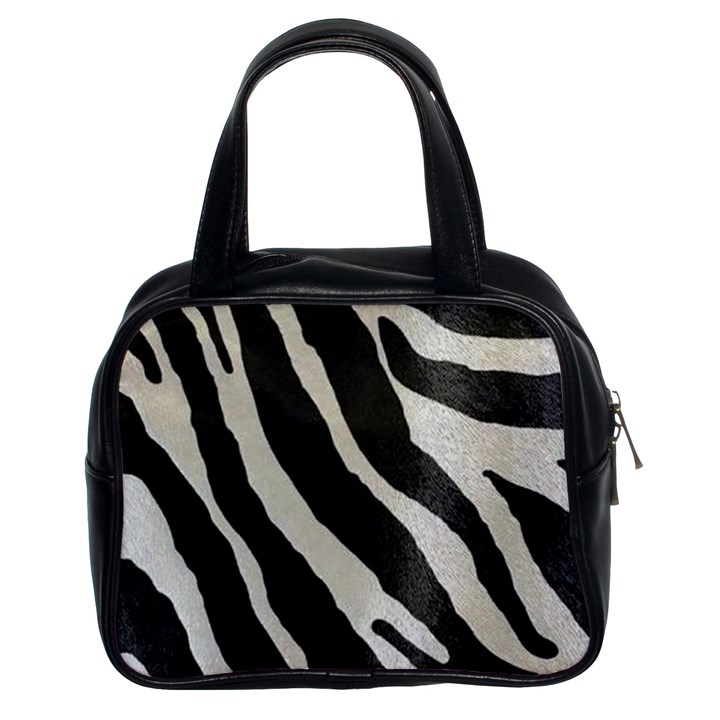 Zebra print Classic Handbag (Two Sides)