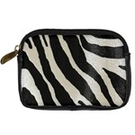 Zebra print Digital Camera Leather Case Front