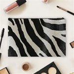 Zebra print Cosmetic Bag (Large) Back