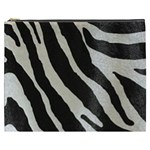 Zebra print Cosmetic Bag (XXXL) Front