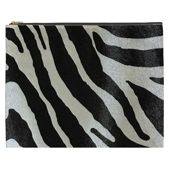 Zebra print Cosmetic Bag (XXXL)