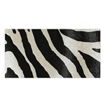 Zebra print Satin Shawl Front