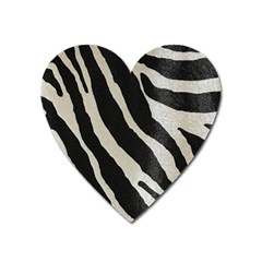 Zebra Print Heart Magnet by NSGLOBALDESIGNS2