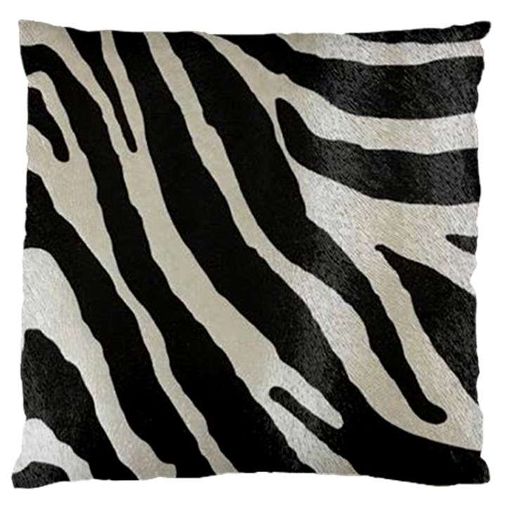 Zebra print Standard Flano Cushion Case (One Side)