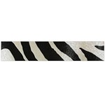 Zebra print Large Flano Scarf  Front