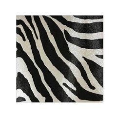 Zebra Print Small Satin Scarf (square) by NSGLOBALDESIGNS2