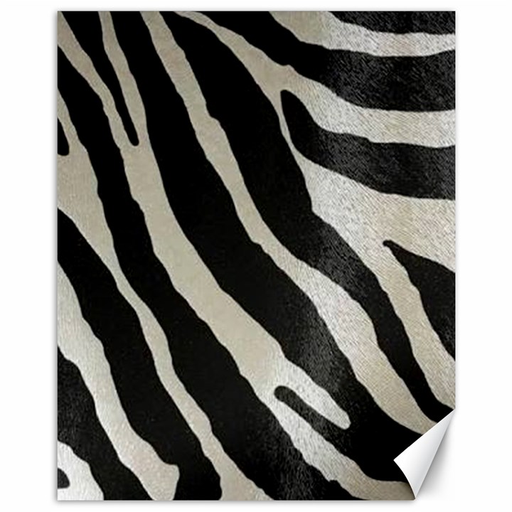 Zebra 2 print Canvas 11  x 14 