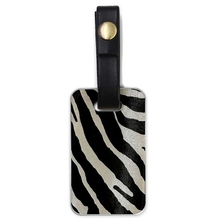 Zebra 2 print Luggage Tags (One Side) 