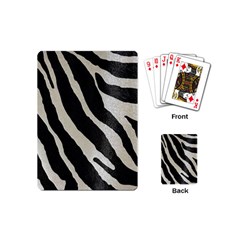 Zebra 2 Print Playing Cards (mini) by NSGLOBALDESIGNS2