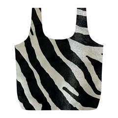 Zebra 2 Print Full Print Recycle Bag (l) by NSGLOBALDESIGNS2