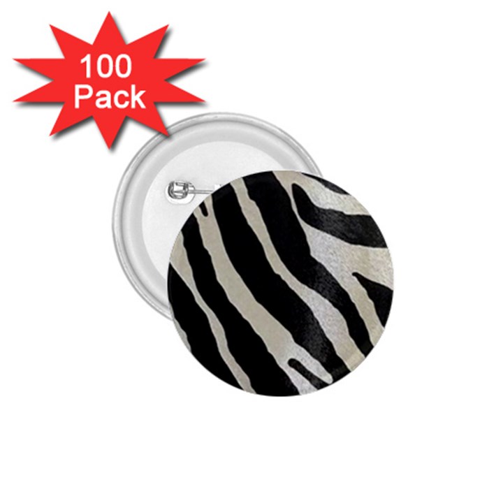 Zebra 2 print 1.75  Buttons (100 pack) 