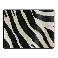 Zebra 2 Print Fleece Blanket (small) by NSGLOBALDESIGNS2