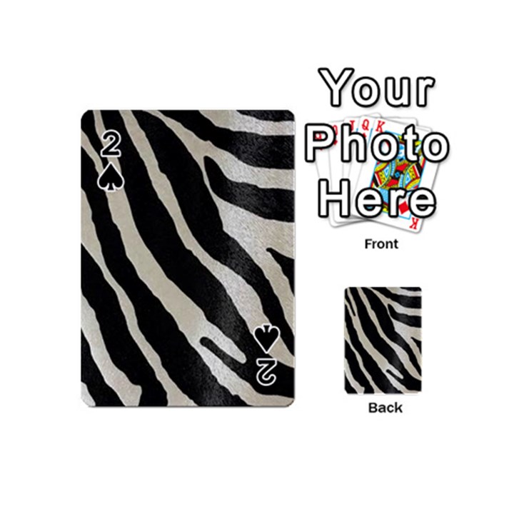 Zebra 2 print Playing Cards 54 (Mini)