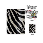 Zebra 2 print Playing Cards 54 (Mini) Front - ClubJ