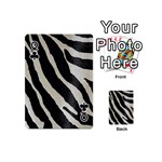 Zebra 2 print Playing Cards 54 (Mini) Front - ClubQ