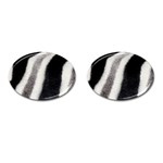 Stella animal print Cufflinks (Oval) Front(Pair)