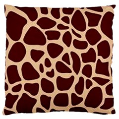 Gulf Lrint Large Flano Cushion Case (two Sides) by NSGLOBALDESIGNS2