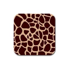 Gulf Lrint Rubber Square Coaster (4 Pack)  by NSGLOBALDESIGNS2