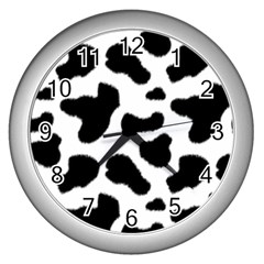 Cheetah Print Wall Clock (silver) by NSGLOBALDESIGNS2