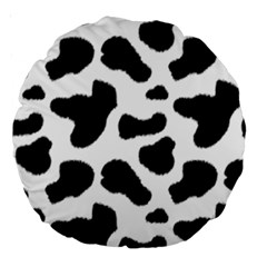 Cheetah Print Large 18  Premium Round Cushions by NSGLOBALDESIGNS2