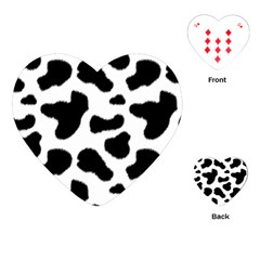 Cheetah Print Playing Cards (heart)